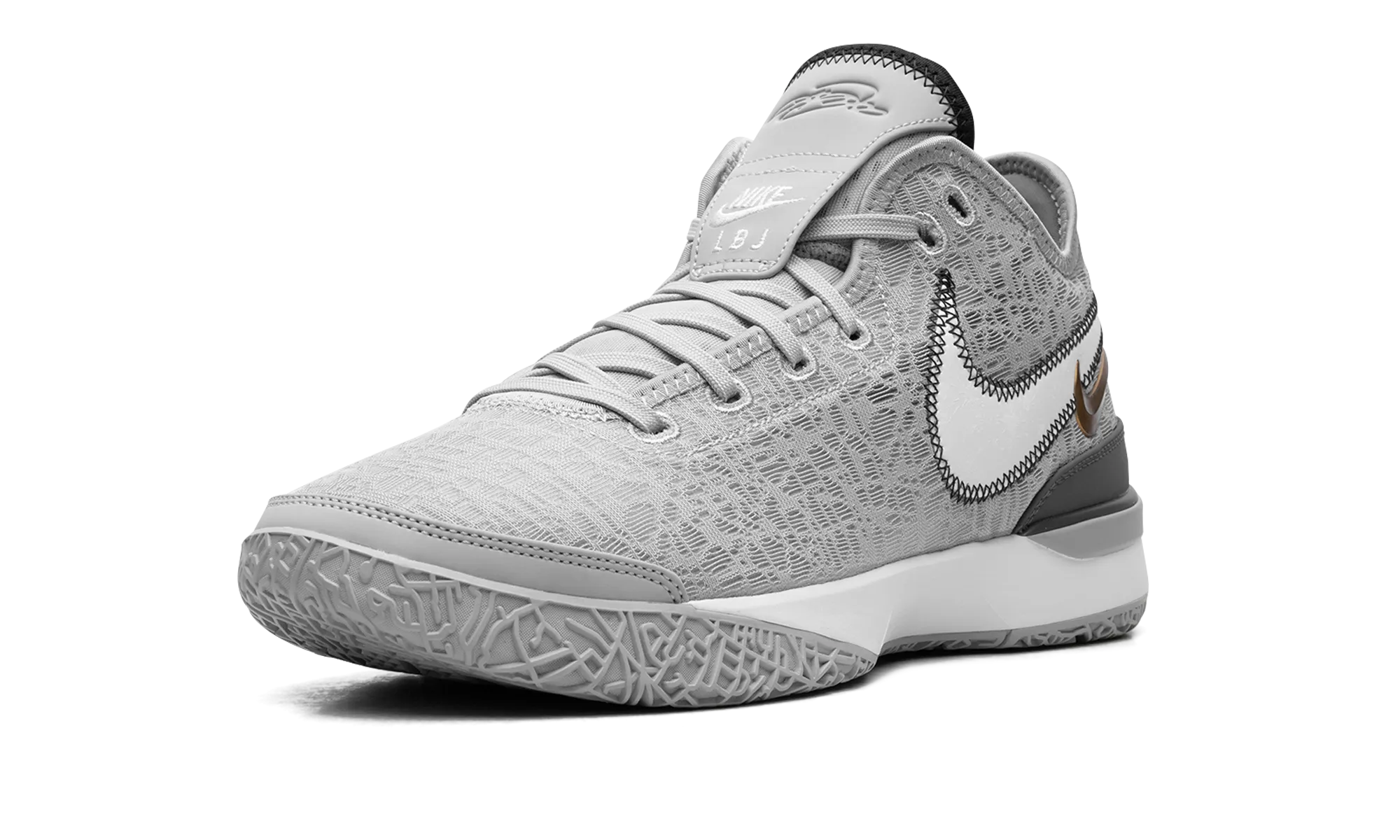 Zoom LeBron NXXT Gen "Wolf Grey Metallic Gold" Hybrid Cushion System