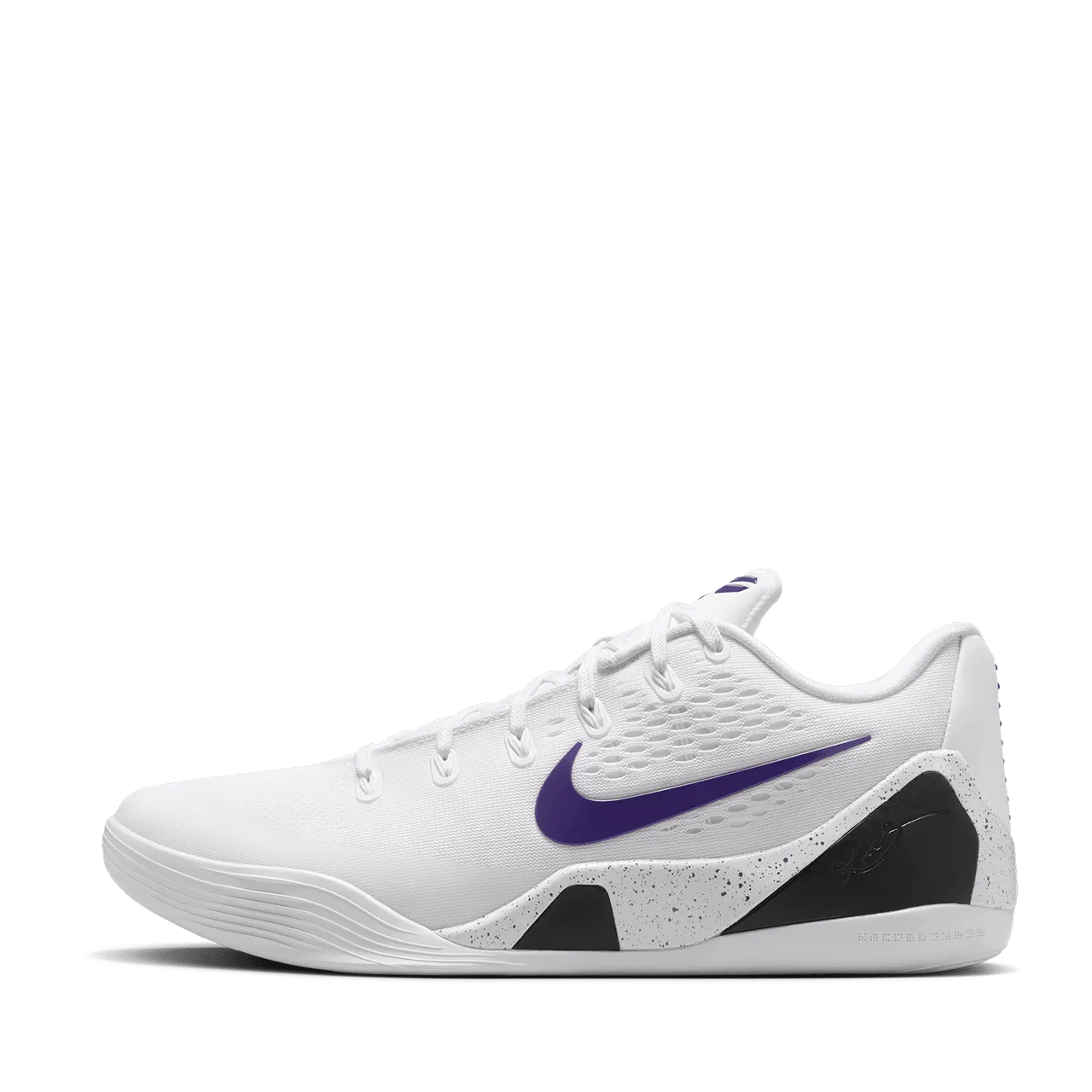 Nike Kobe 9 Low EM Protro 'White and Court Purple' WellMade Unified Traction Pods