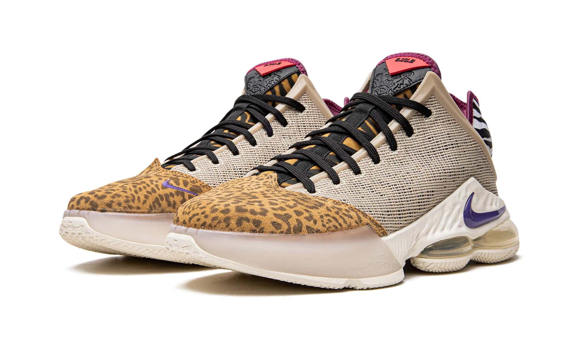 LeBron 19 Low "Animal Pack" Friction Reduction Insole Impact Safe