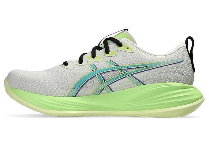 Wind Block Asics Men'S Gel Cumulus 27 Birch/Lime Running Shoes