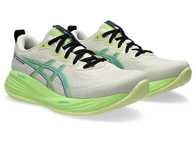 Asics Men'S Gel Cumulus 27 Birch/Lime Running Shoes Date night Airport Easy