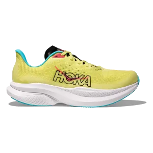 Hoka Mach 6 - Yuzu - Cielo Blue Friction reduction Effortless Walk