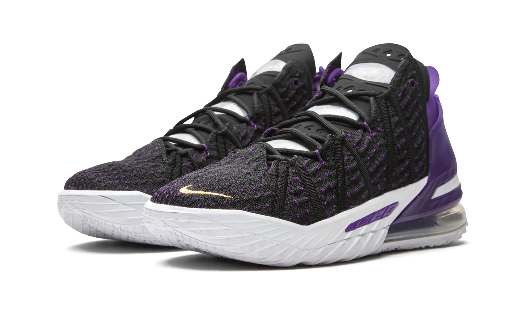 Lebron 18 "Lakers" Torsion System Contoured Arch Frame