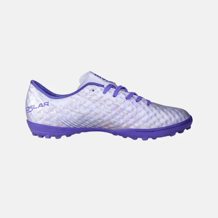 Nivia Oslar 3.0 Turf Men's Football Shoes -Silver/White Performance Soft Material
