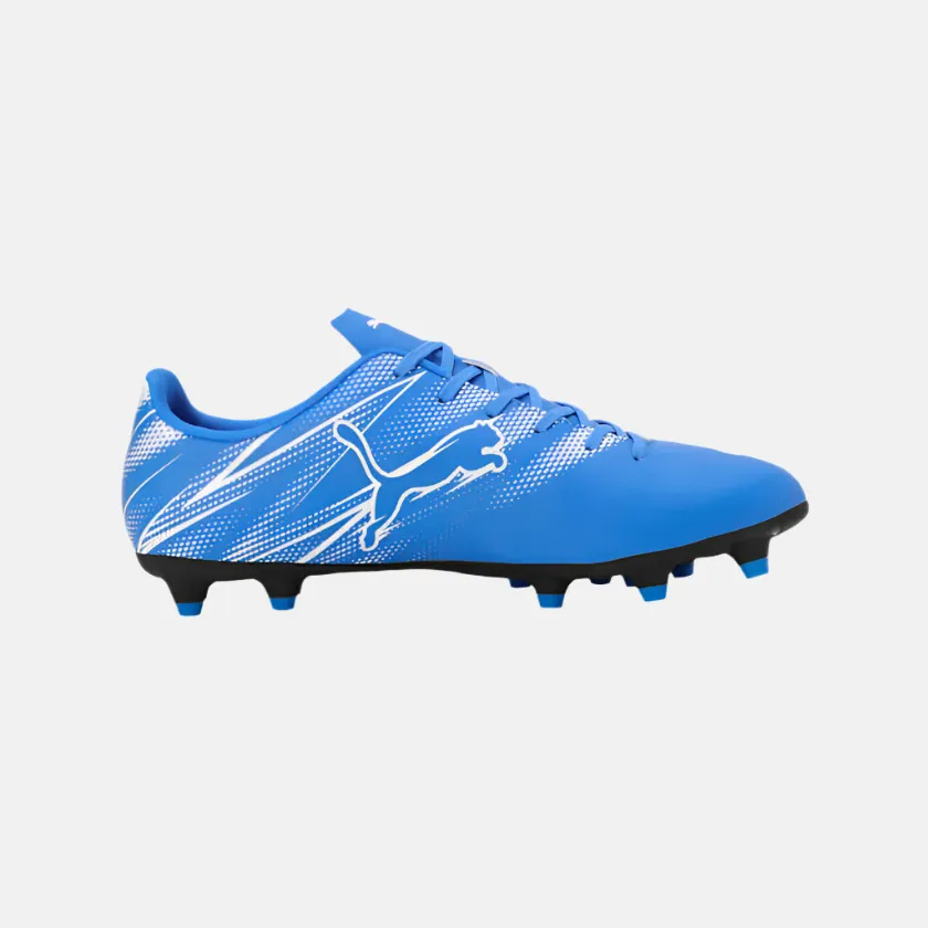 Puma Attacanto FG/AG Men's Shoes -Bluemazing/White Winter Chill Impact Resistance