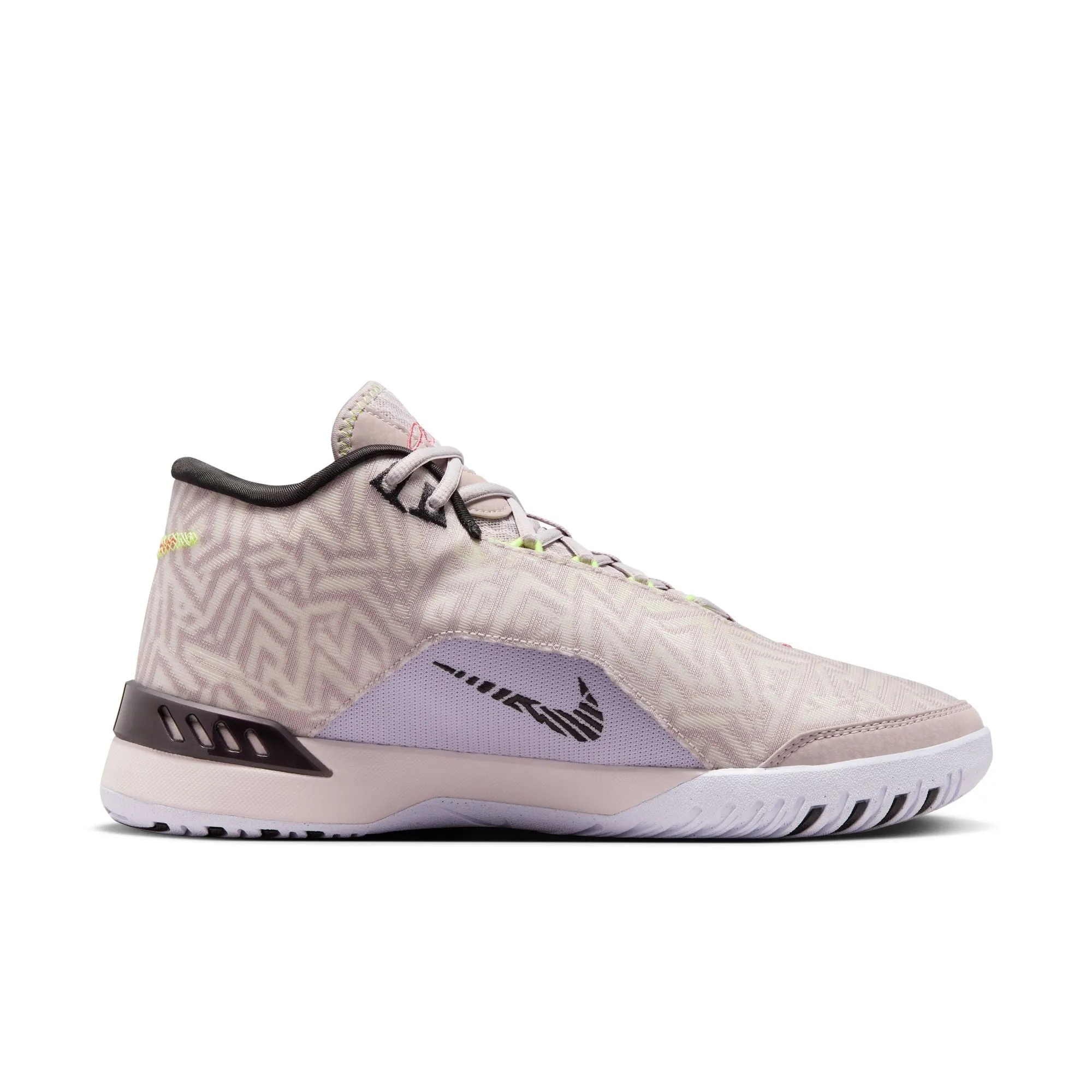 Hexagonal Grip Texture Nike Zoom LeBron NXXT Genisus: Platinum Violet