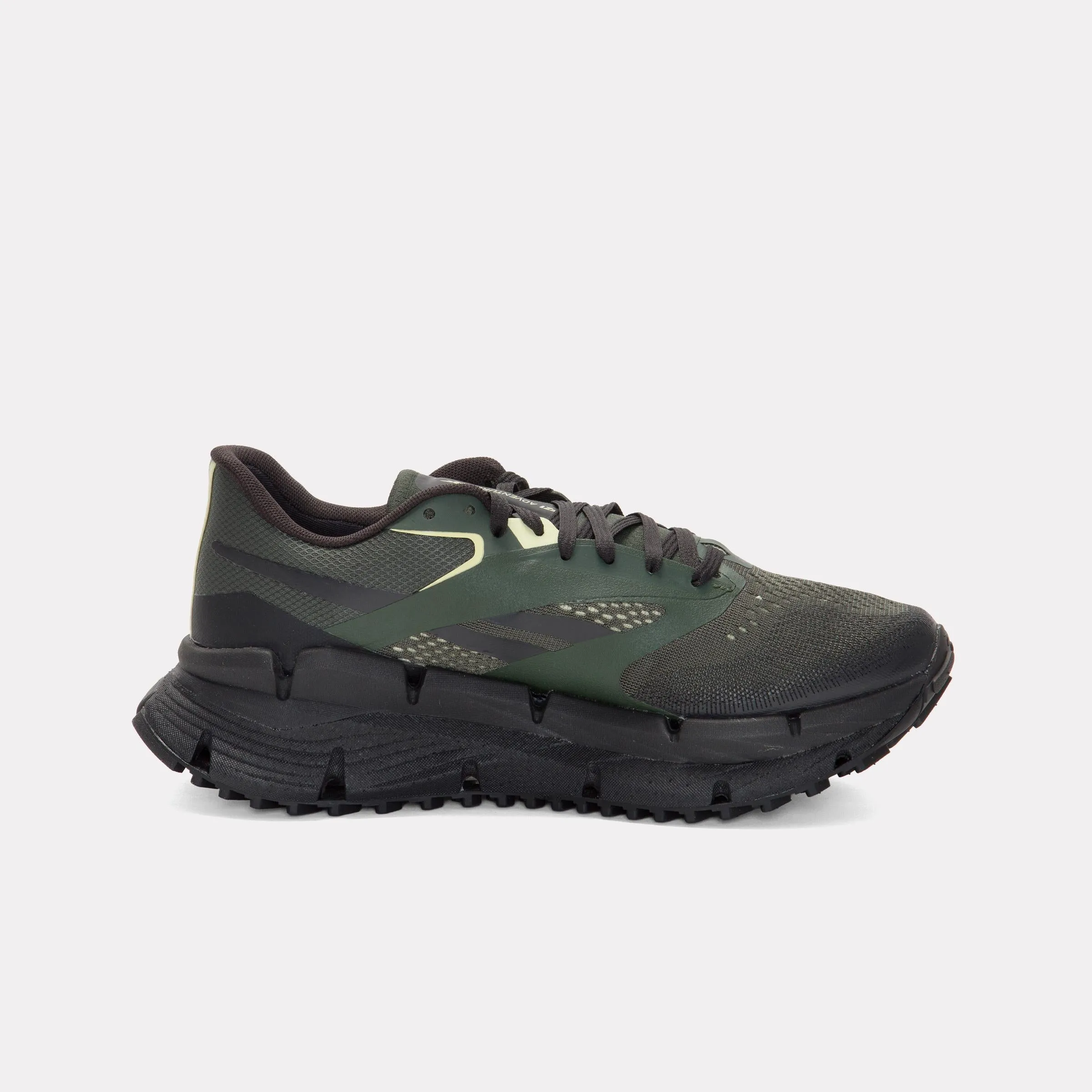 antibacterial shoes Outdoor activities Reebok Footwear Men FloatZig 1 Adventure Shoes GRIT GREEN/WASHED BLACK/YELLOW