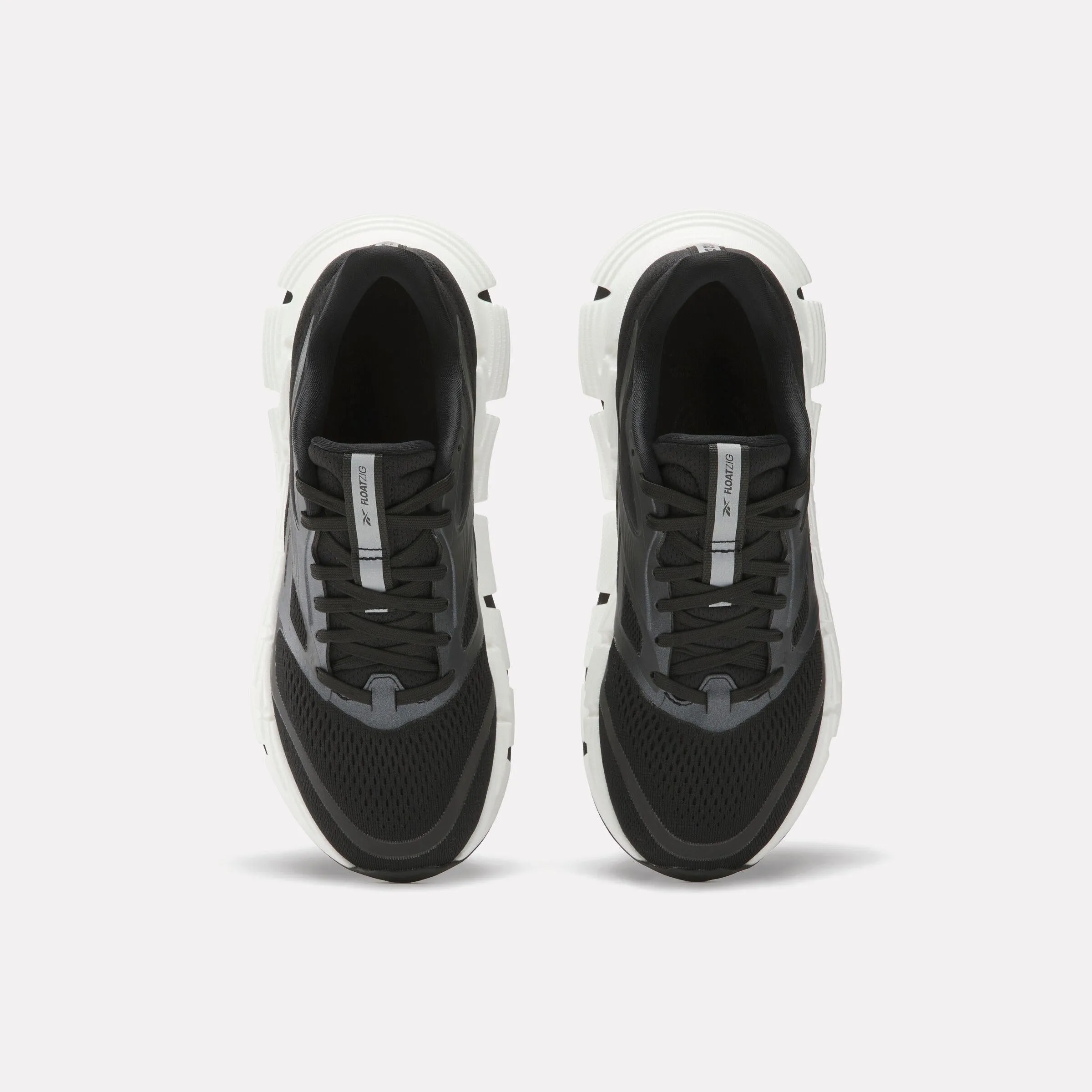 Reebok Footwear Women FloatZig 2 Running Shoes BLACK/WHITE ultramarathon interval - training shoes