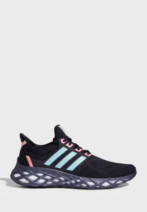 adidas ULTRABOOST WEB DNA Shoes | Legend Ink-Blue-Pink | Men's fall running shoes
