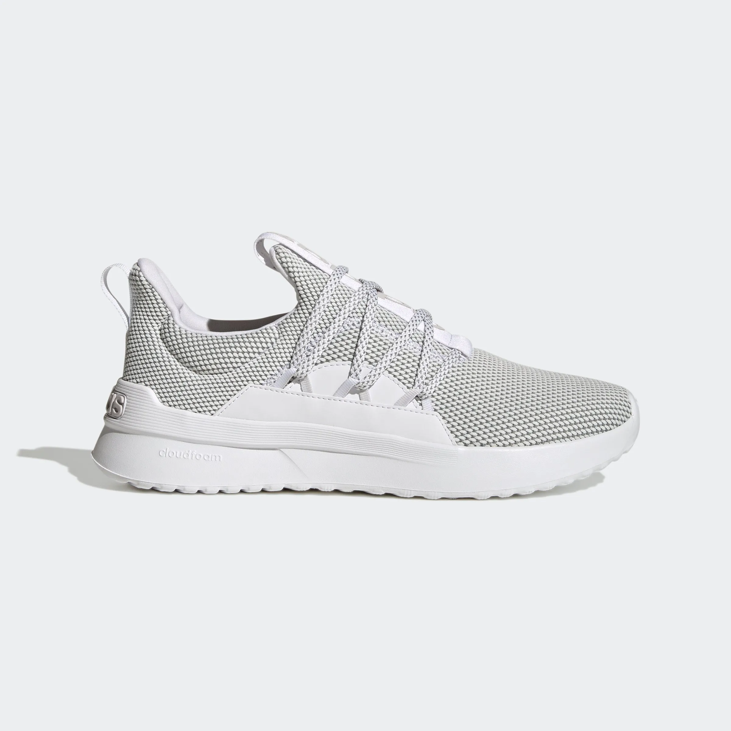 quick - drying adidas Lite Racer Adapt 5.0 Shoes | Gray/White | Men's