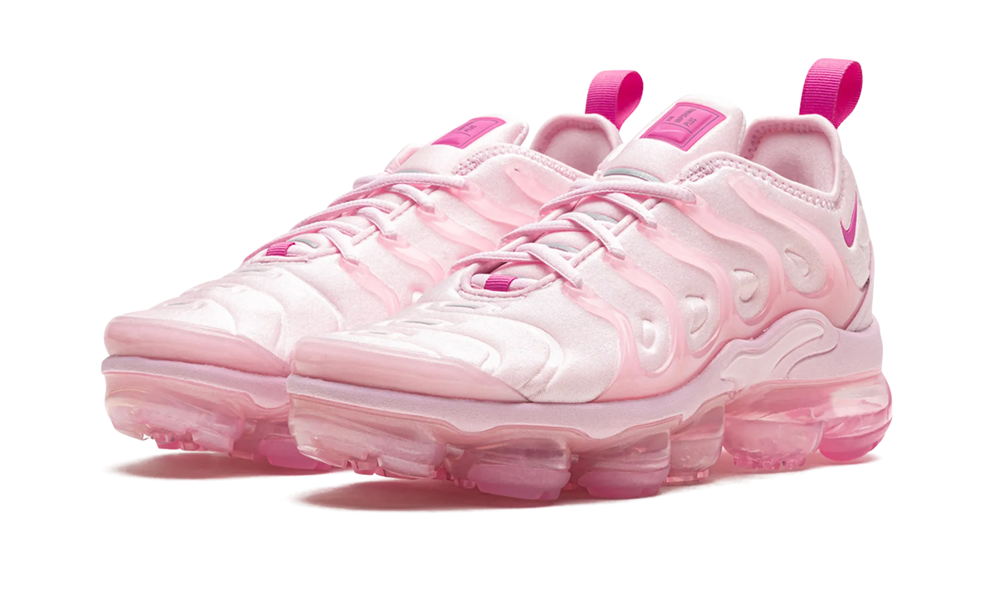 Air Vapormax Plus WMNS "Pink Foam" treadmill training shoe use Smooth surface traction