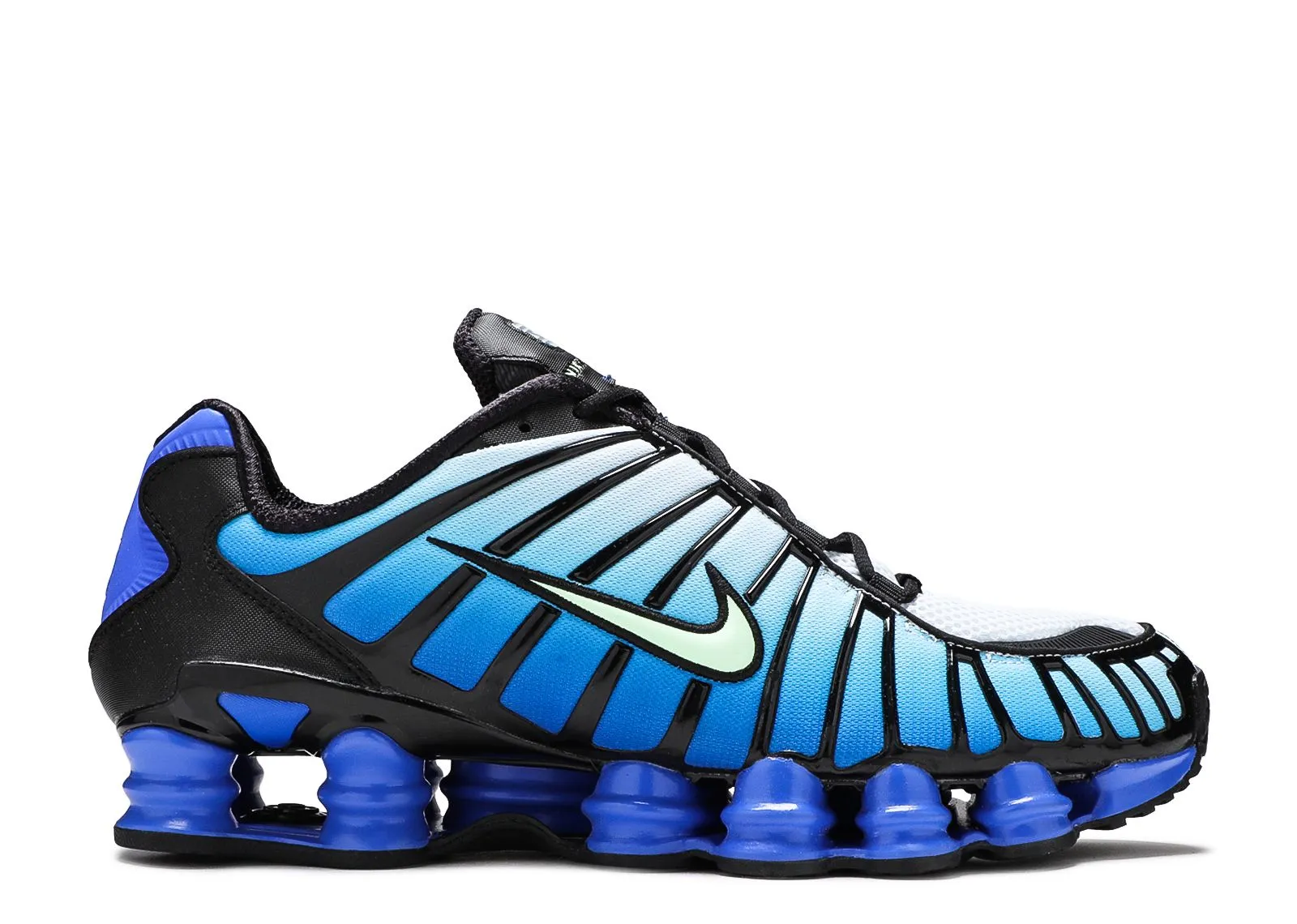Nike Shox TL Vapor Green Racer Blue pair