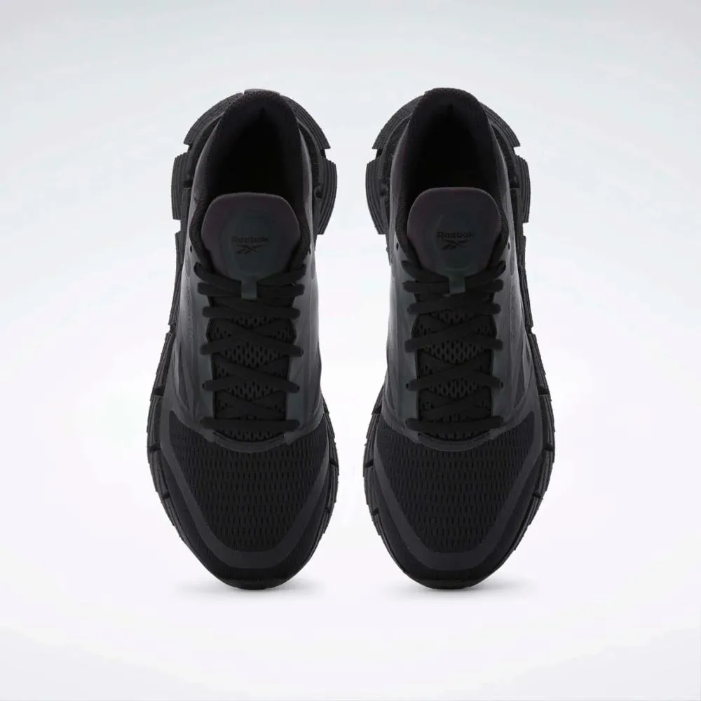 traction - technology Reebok Footwear Men FloatZig 1 Shoes BLACK/BLACK/BLACK