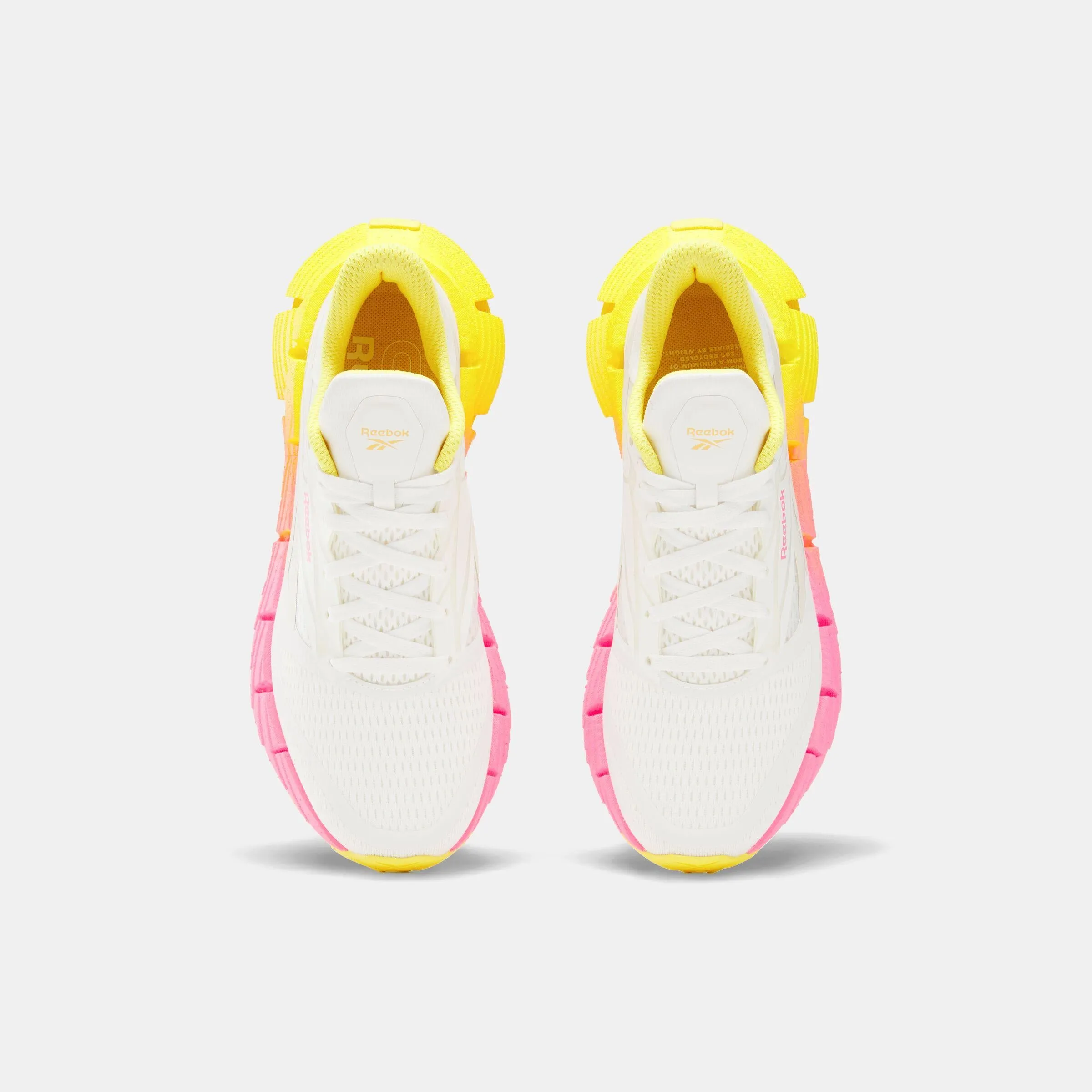 Reebok Footwear Women FloatZig 1 Running Shoes CHALK/SAND/ATOMIC PINK high - mileage shoe endurance coastal shoes