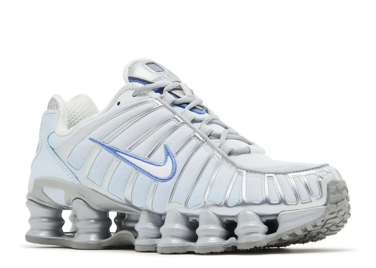 Nike Shox TL Metallic Platinum Blue Tint police - training running shoes