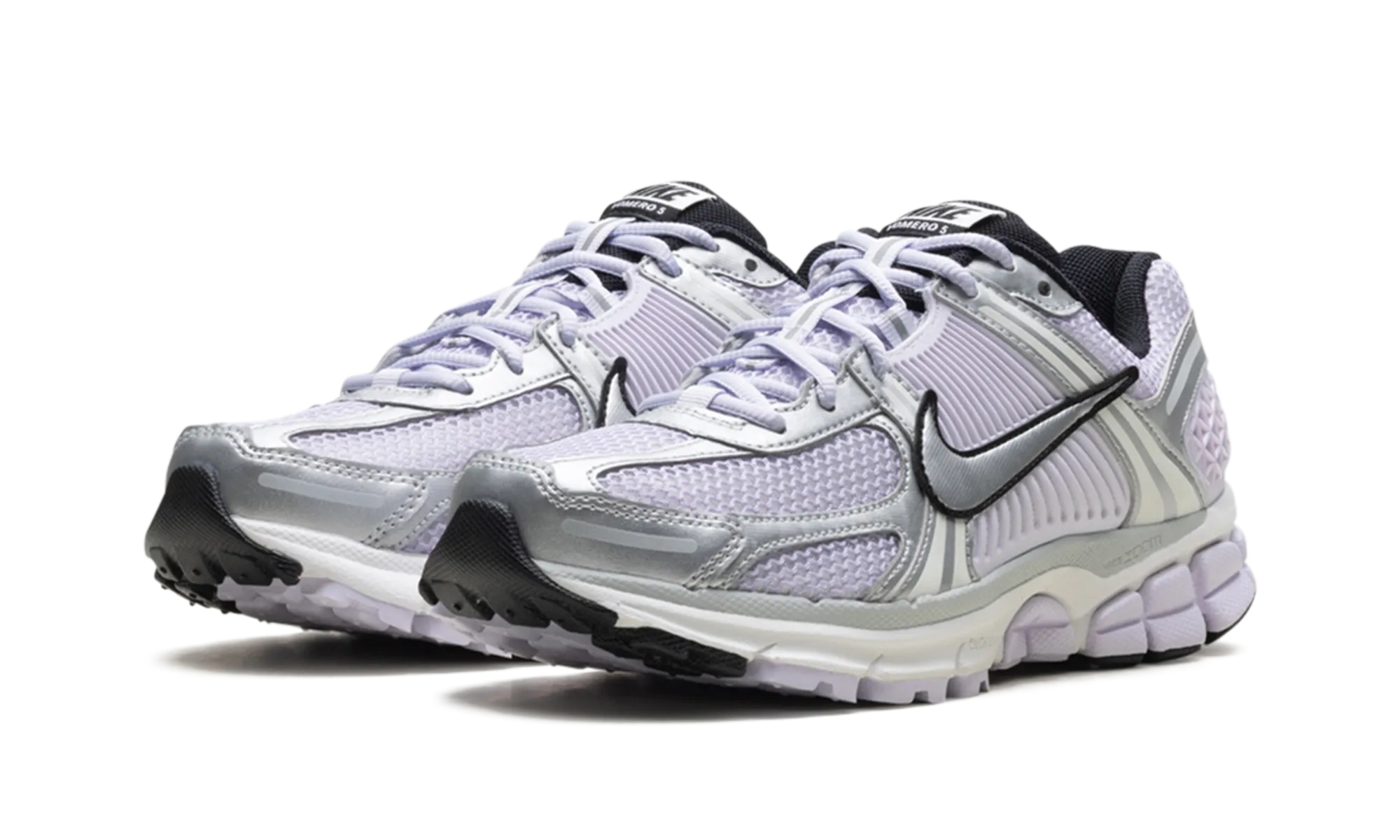 Zoom Vomero 5 WMNS "Barely Grape Photon Dust Summit White Metallic Silver" fluorescent - colored running shoes Moisture Wicking Lining
