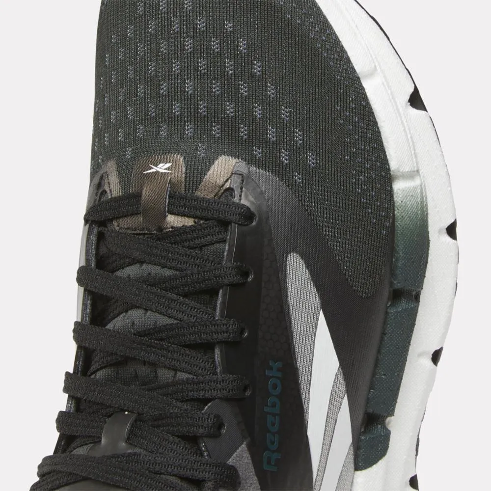 trail runners' shoes health - commitment Reebok Footwear Men Floatzig Symmetros Men's Running Shoes BLACK/PURGRY/DRKSIL