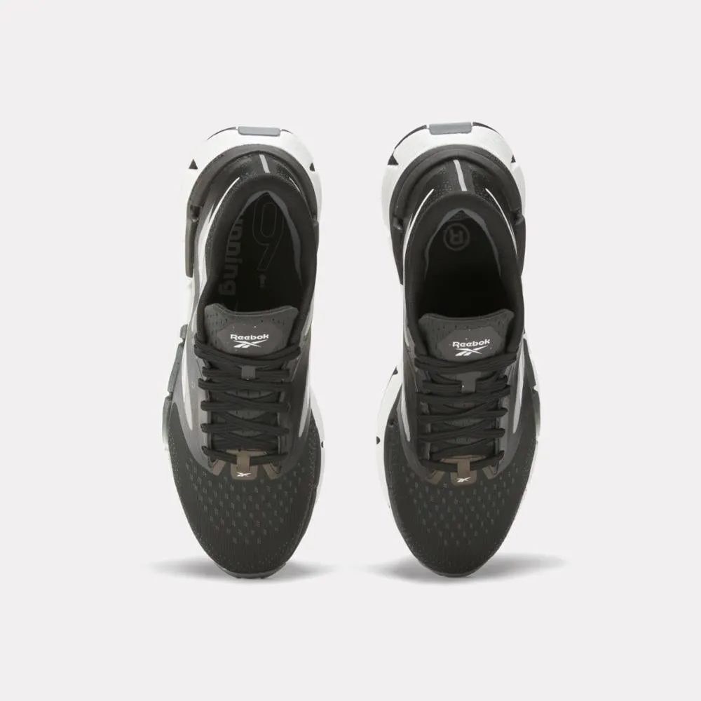 asphalt running wear Reebok Footwear Men Floatzig Symmetros Men's Running Shoes BLACK/PURGRY/DRKSIL