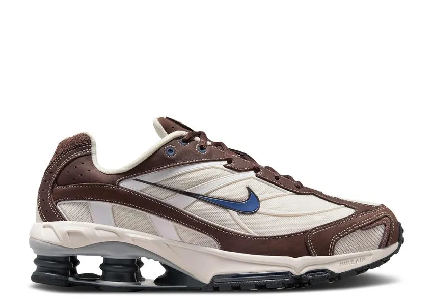 Leather Nike Shox Ride 2 Baroque Brown Diffused Blue