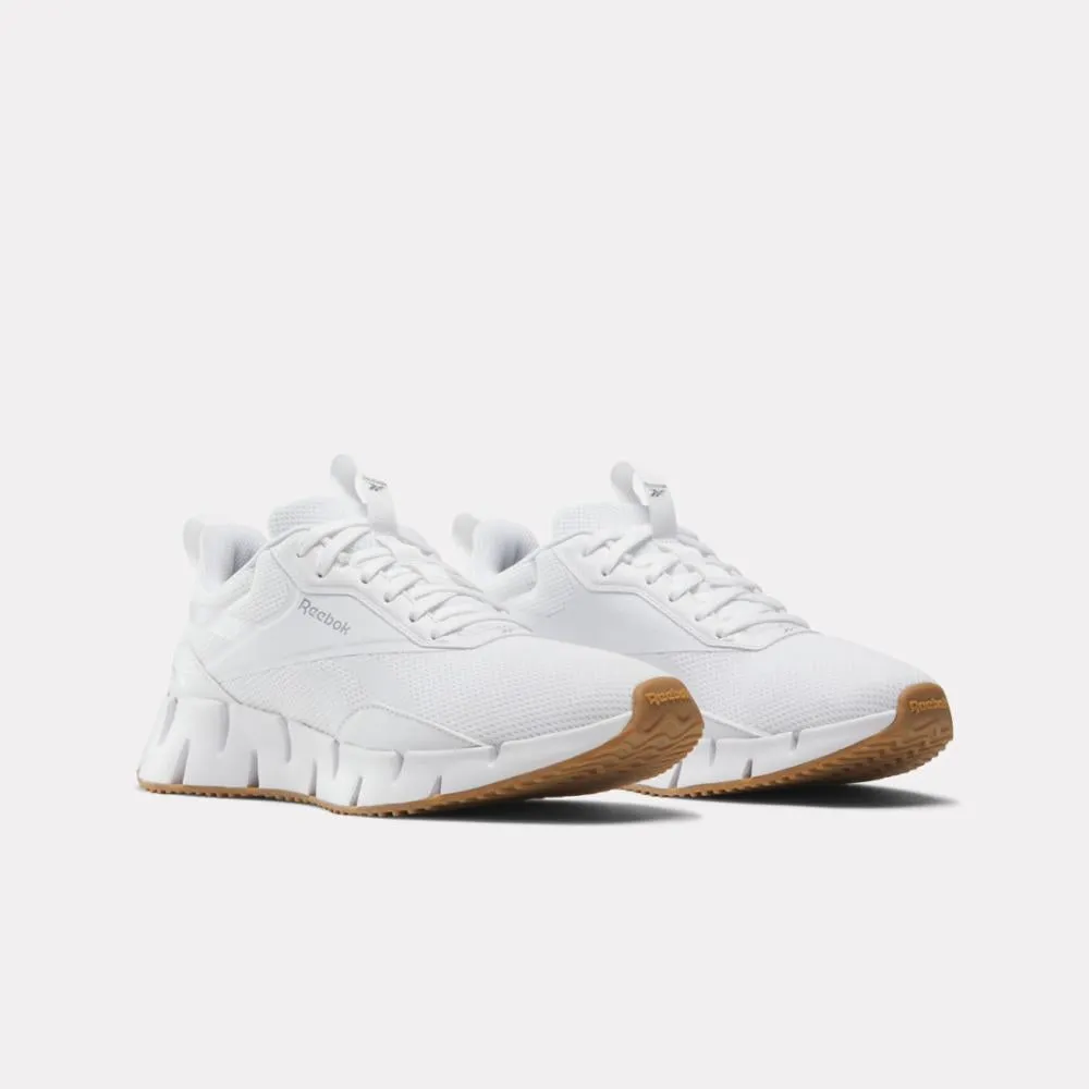 Value for money deal Long-distance Reebok Footwear Women Zig Dynamica STR Shoes FTWWHT/SILVMT/RBKLE3