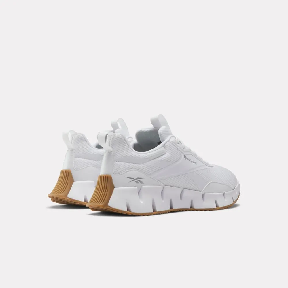 Reebok Footwear Women Zig Dynamica STR Shoes FTWWHT/SILVMT/RBKLE3 Athletic Performance