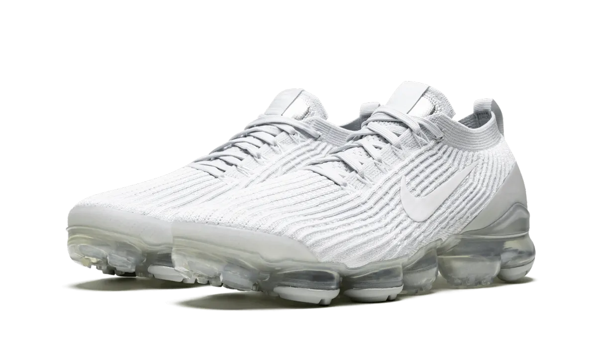 heel - stabilizing shoes Male Air Vapormax Flyknit 3 "Pure Platinum"