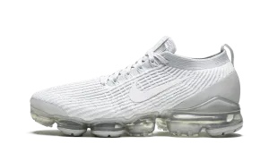 road running shoe elements Air Vapormax Flyknit 3 "Pure Platinum"