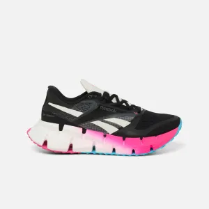 running in humid conditions Lace   Up Style Floatzig 1 Black/Laser Pink/Bold Cyan