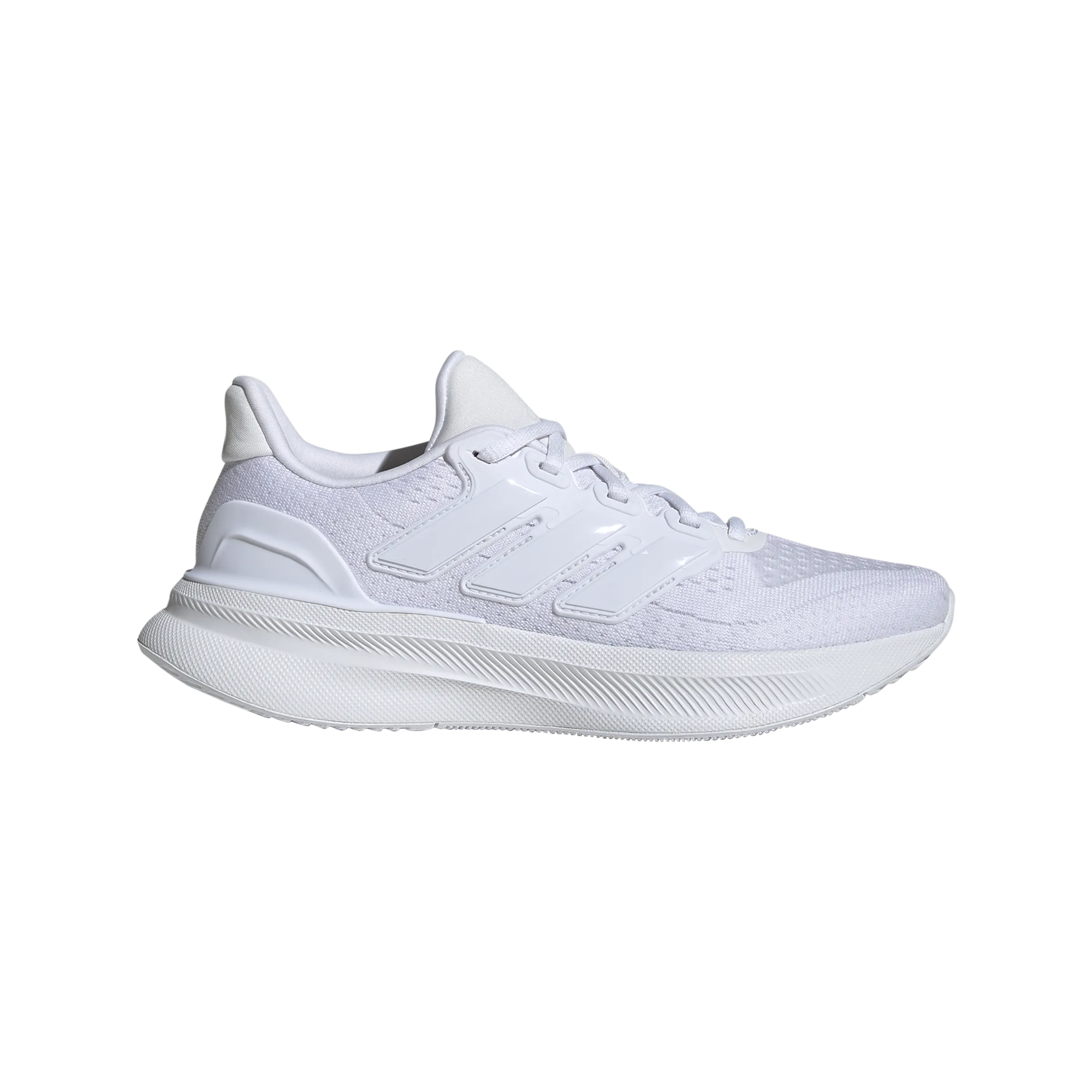 adidas ULTRARUN 5 W Running Shoes | Cloud White-Cloud White-Core Black | Women's Nylon Mesh stretchy - material shoes