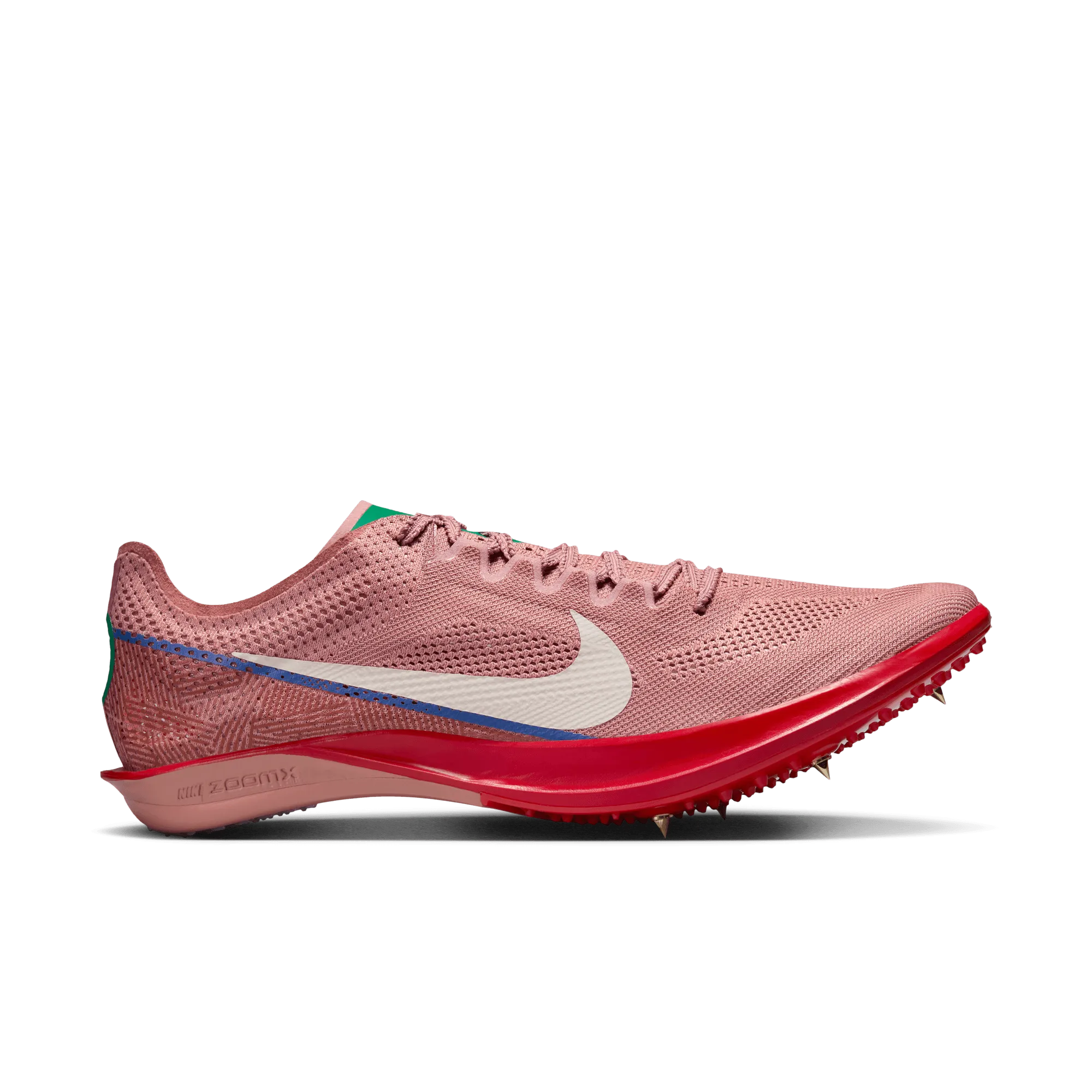 ZOOMX DRAGONFLY 2 - D - 600 RED STARDUST/PALE IVORY Comfortable Cushion track - and - field shoe functionality
