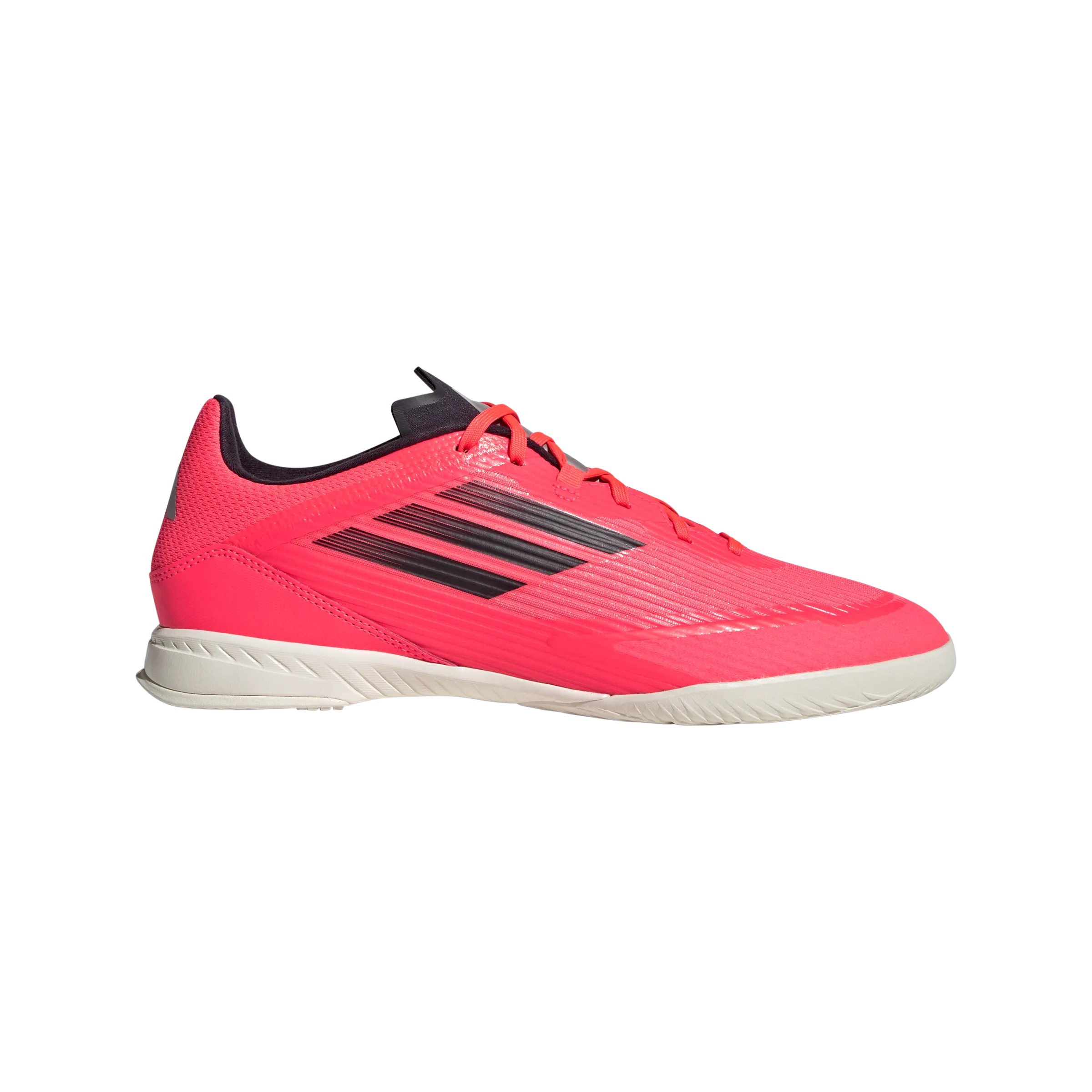 Comfort Shell High School adidas F50 League Indoor Boots | Turbo-Aurora Black-Platinum Metallic | Men's