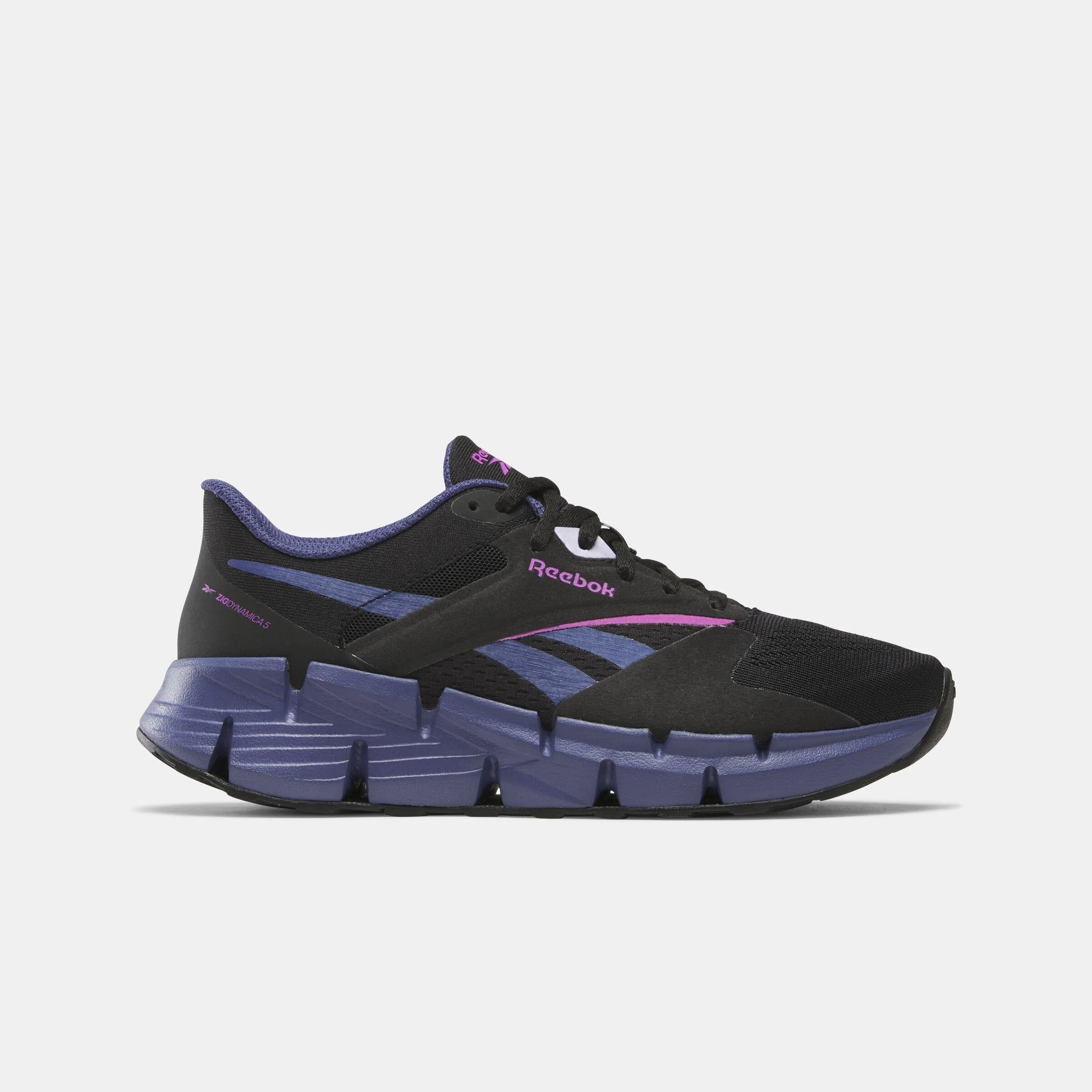 foot - contour running shoes scratch - resistant Reebok Footwear Women Zig Dynamica 5 Shoes BLACK/TWILIGHTBLUE/PURPLERAVE