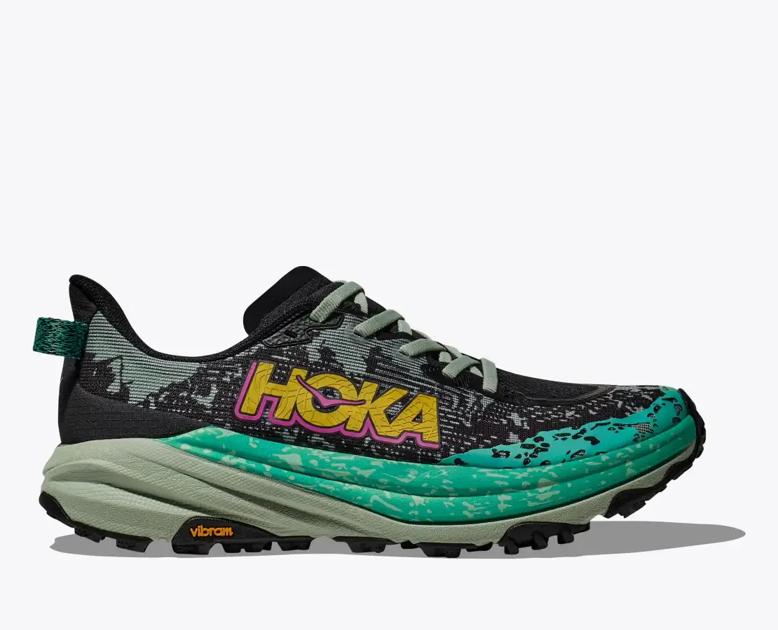 WOMEN'S SPEEDGOAT 6 - B - BLACK/ALOE VERA Boosted flair