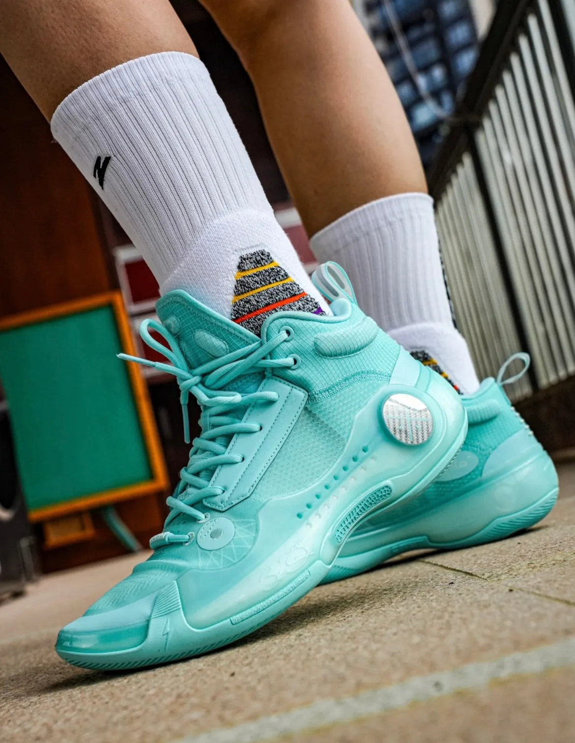 Casual Design Convex Tread Configuration Li-Ning Way of Wade 10 - MINT