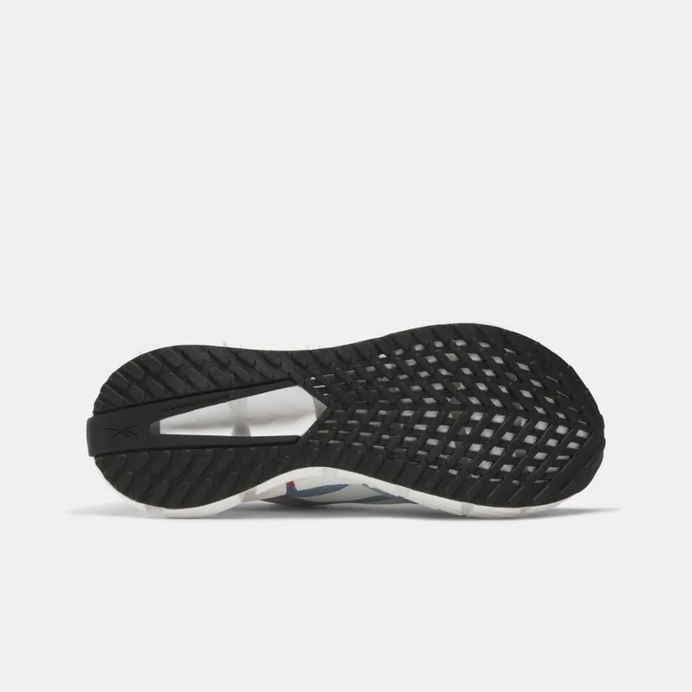 velvet - finish - design shoes Reebok Footwear Men FloatZig 1 Shoes PALBLU/FTWWHT/ORGFLA