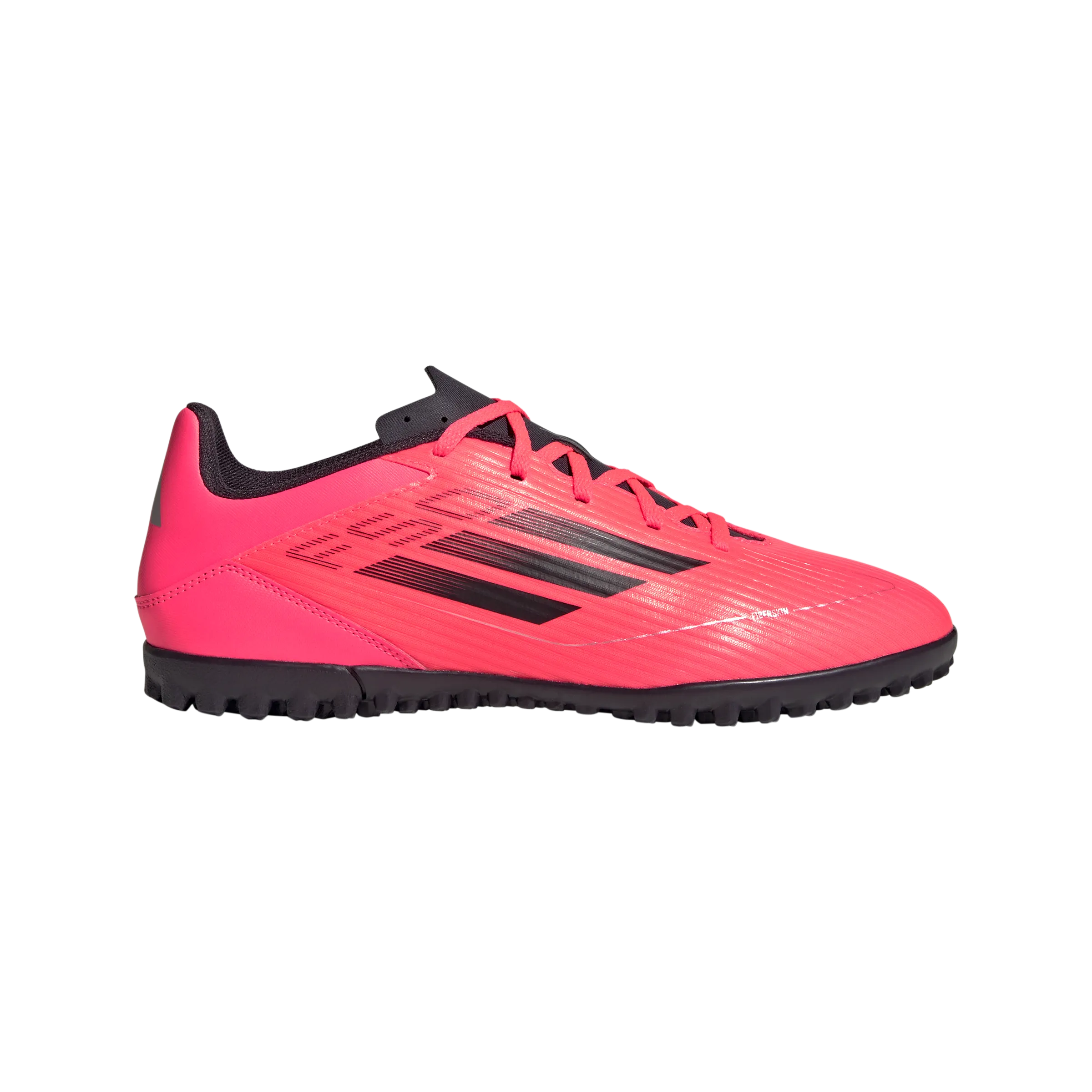 Flexible Plate adidas F50 Club Artificial Turf Soccer Shoes | Turbo-Aurora Black | Men's
