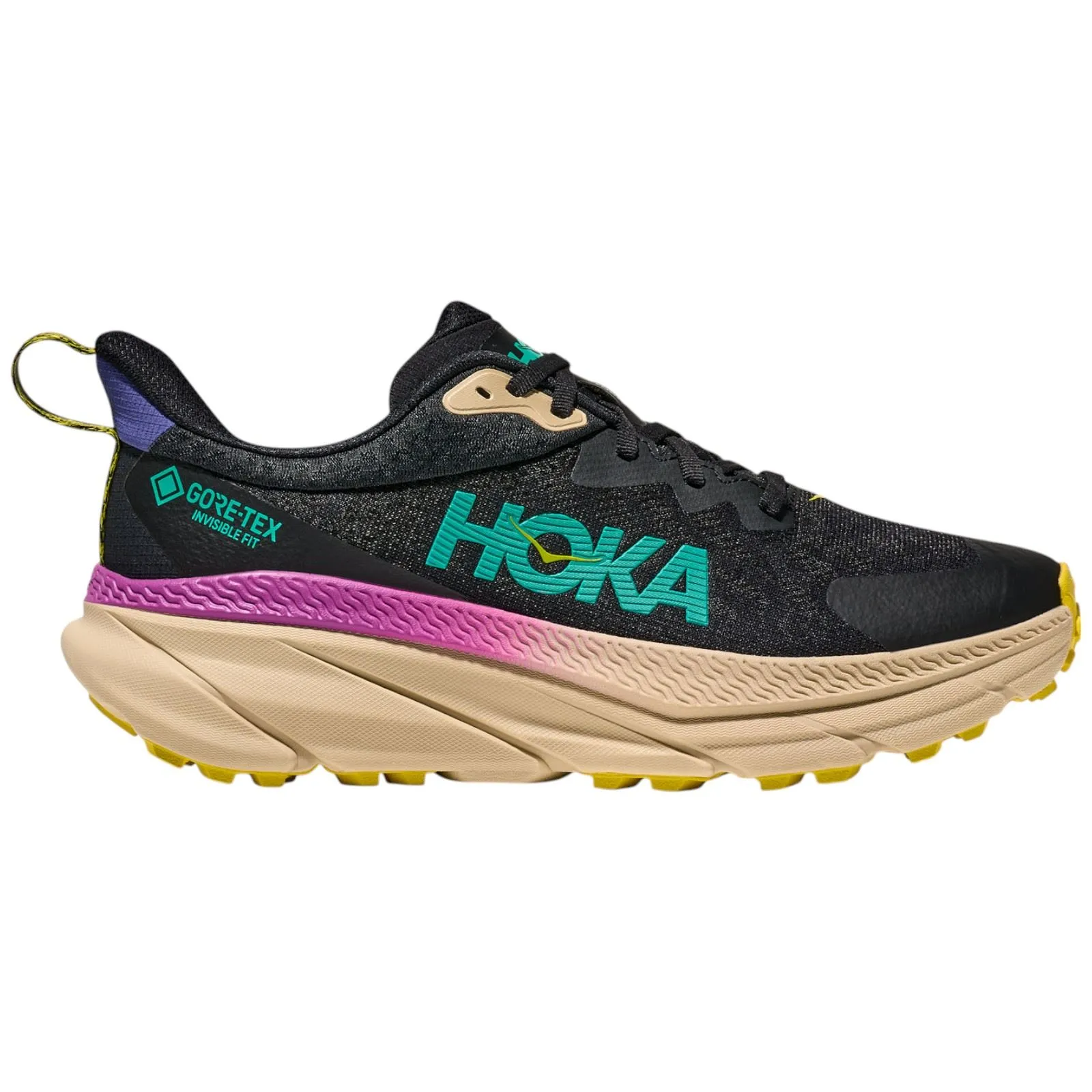 Hoka Challenger 7 Gore-Tex Mens Trail Running Shoes Stay Flexible Moisture Wicking Fabric