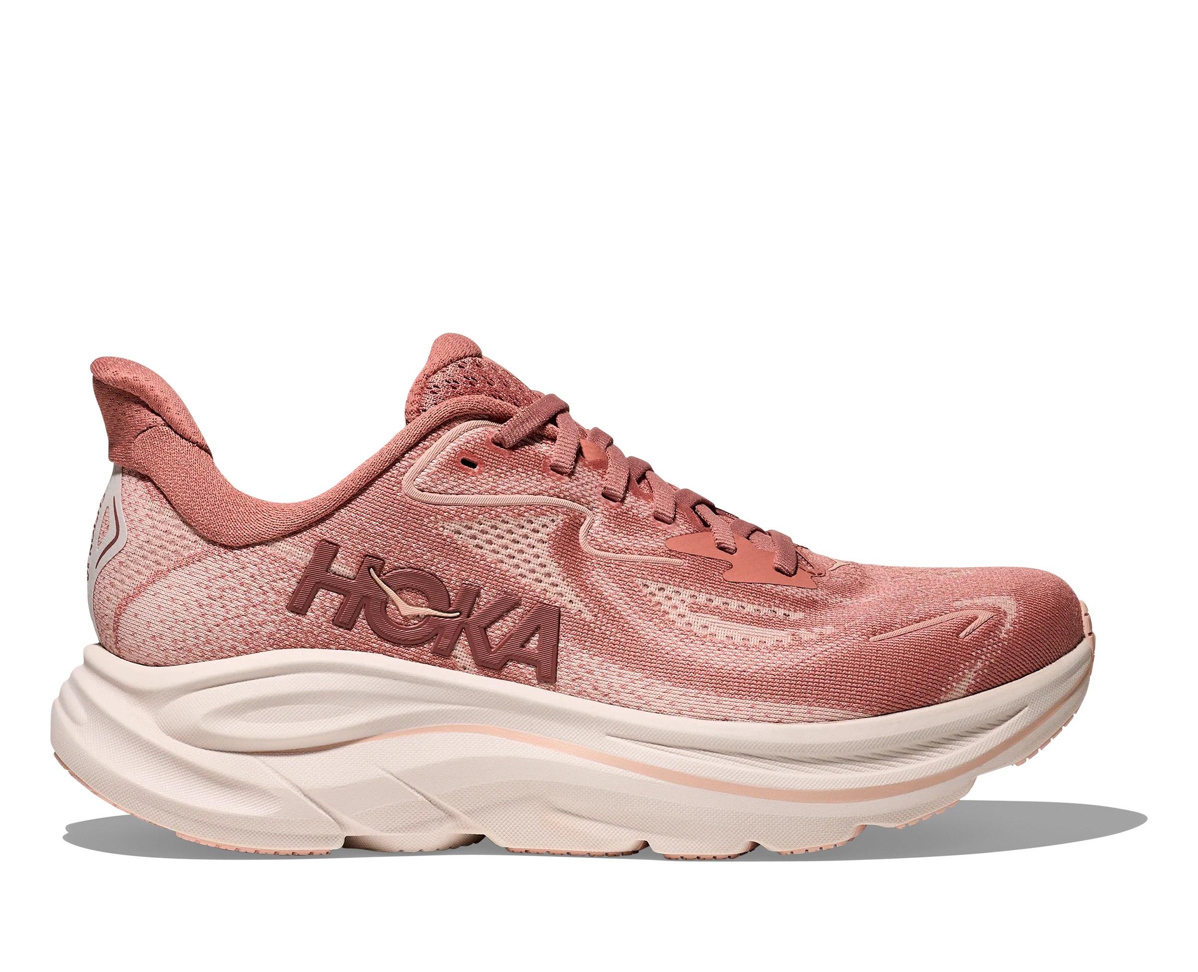 WOMEN'S CLIFTON 10 - B - BLUSH/ROSE LATTE Reinforced Eyelets Design Comfort System