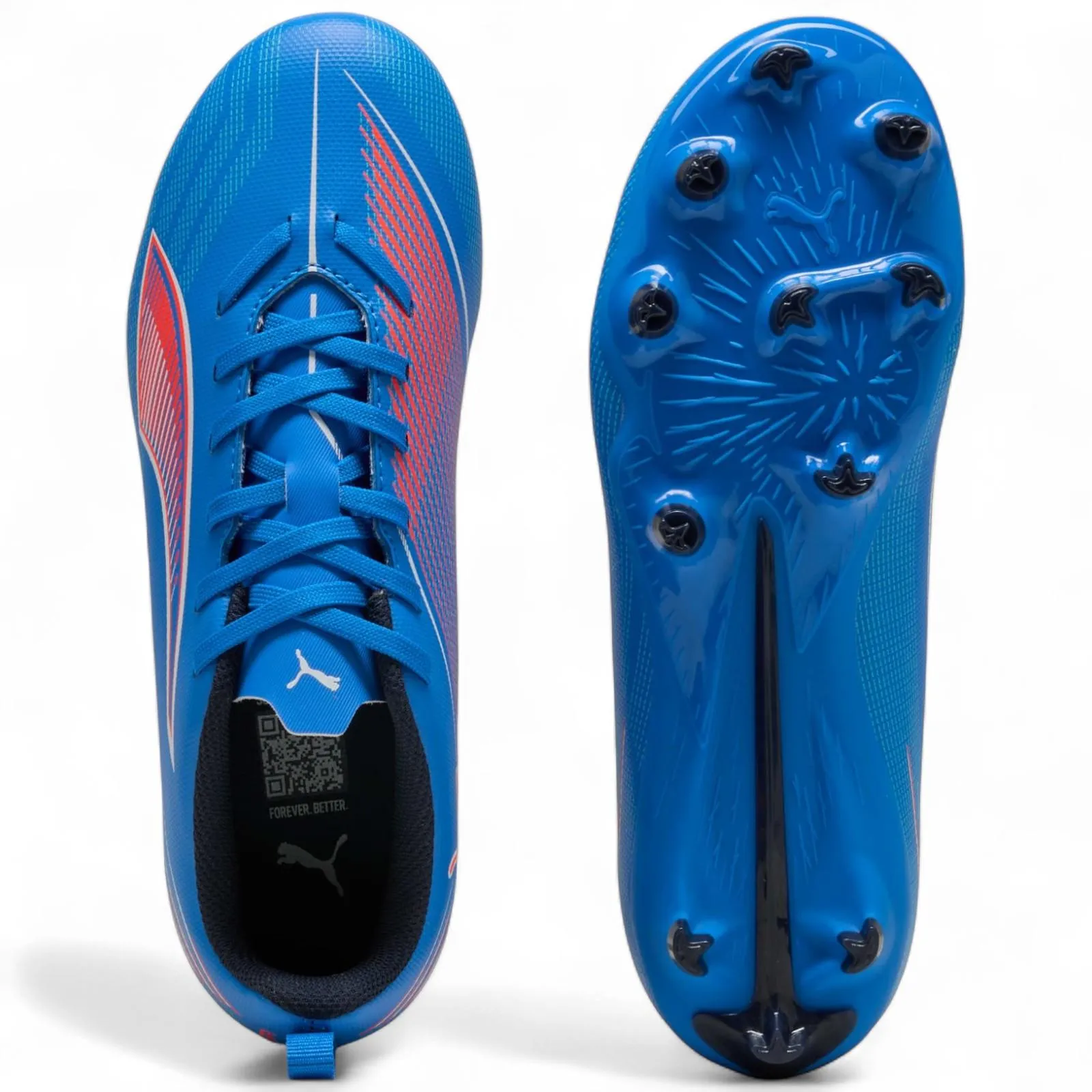 Puma Kids Ultra 6 Play FG Blue Power Contact