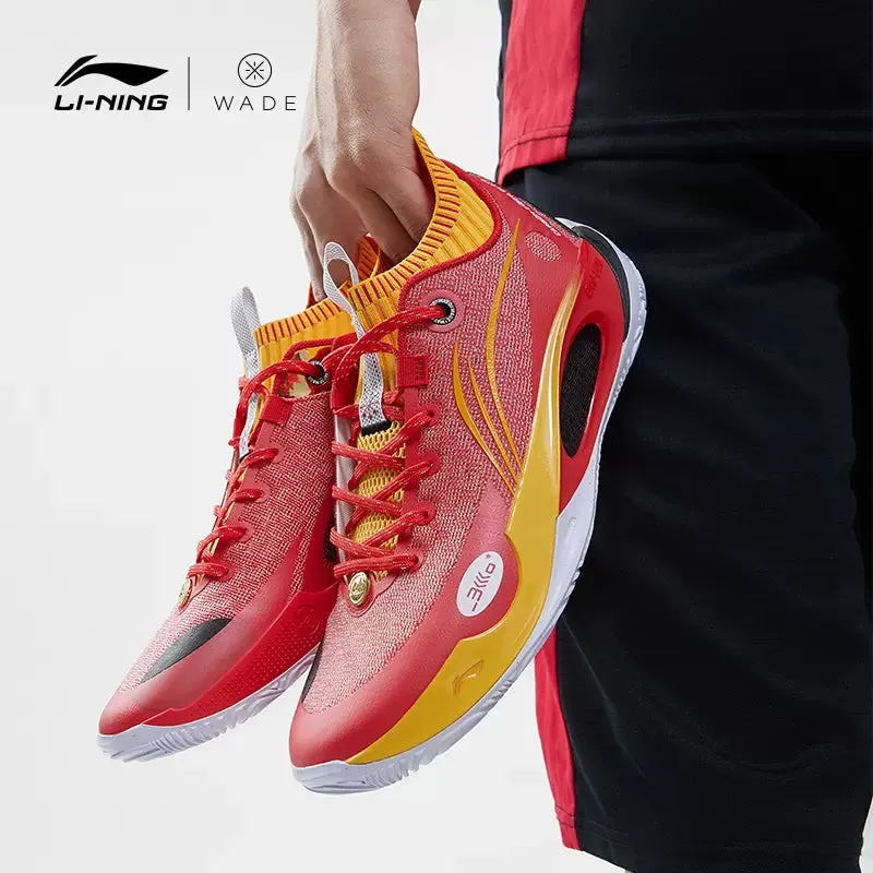Slip Resistance Hexagon Pattern Li Ning Wade 808 2 Ultra Sports Shoes - Red