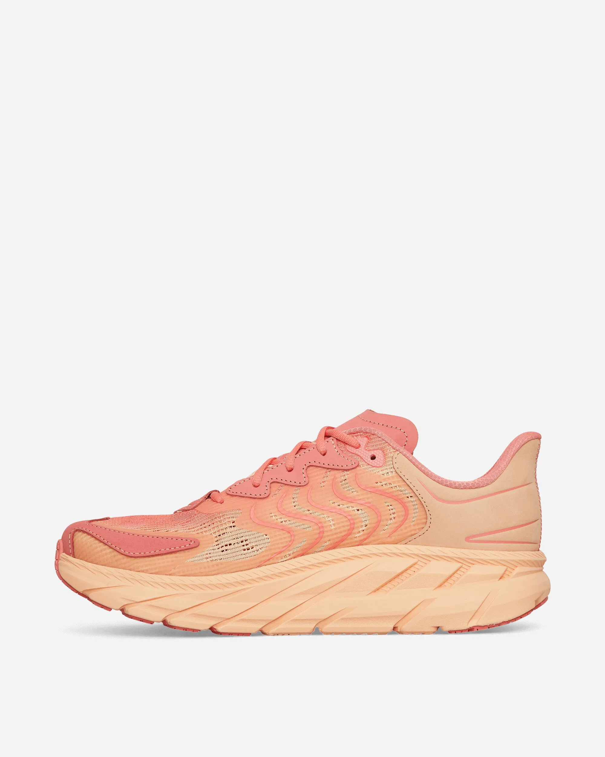 Odor Control Tech Vibrant Bloom Clifton LS Sneakers Cantaloupe / Electric Coral