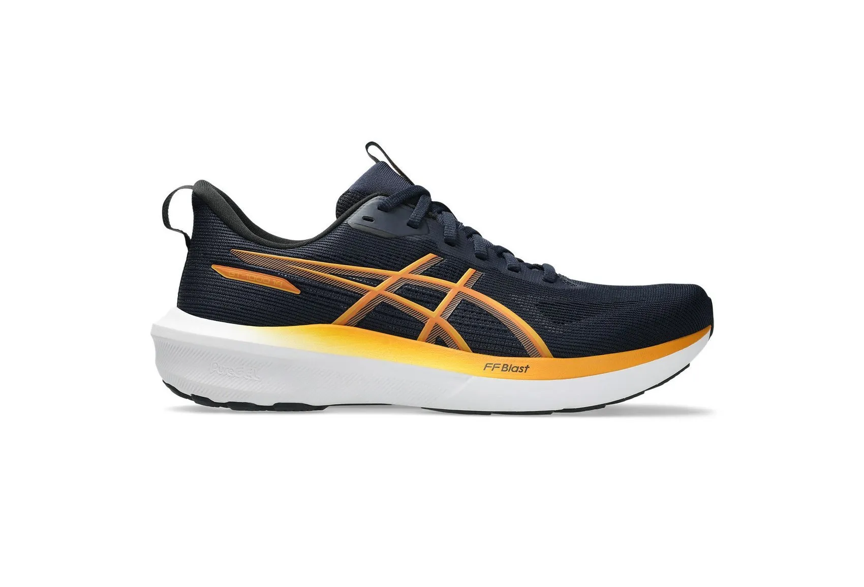 Court Grip Padded Tongue Asics Men'S Gt 1000 14 Midnight/Sand Running Shoes