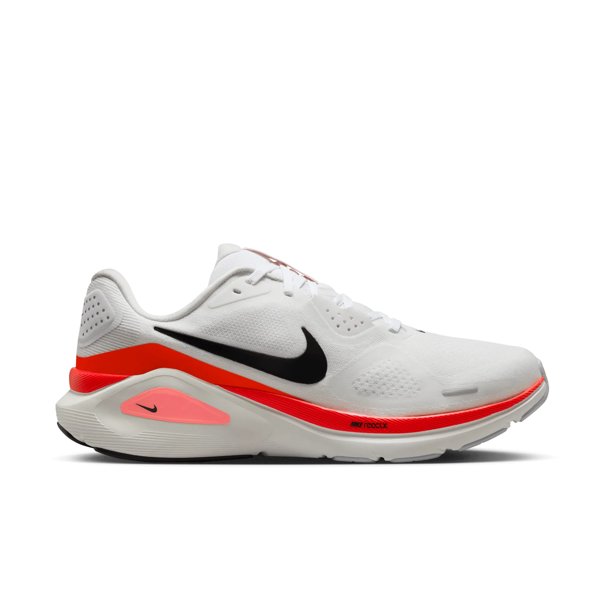 MEN'S STRUCTURE 26 - D - WHITE/BLACK-BRIGHT CRIMSON Mid - foot striker Sprint