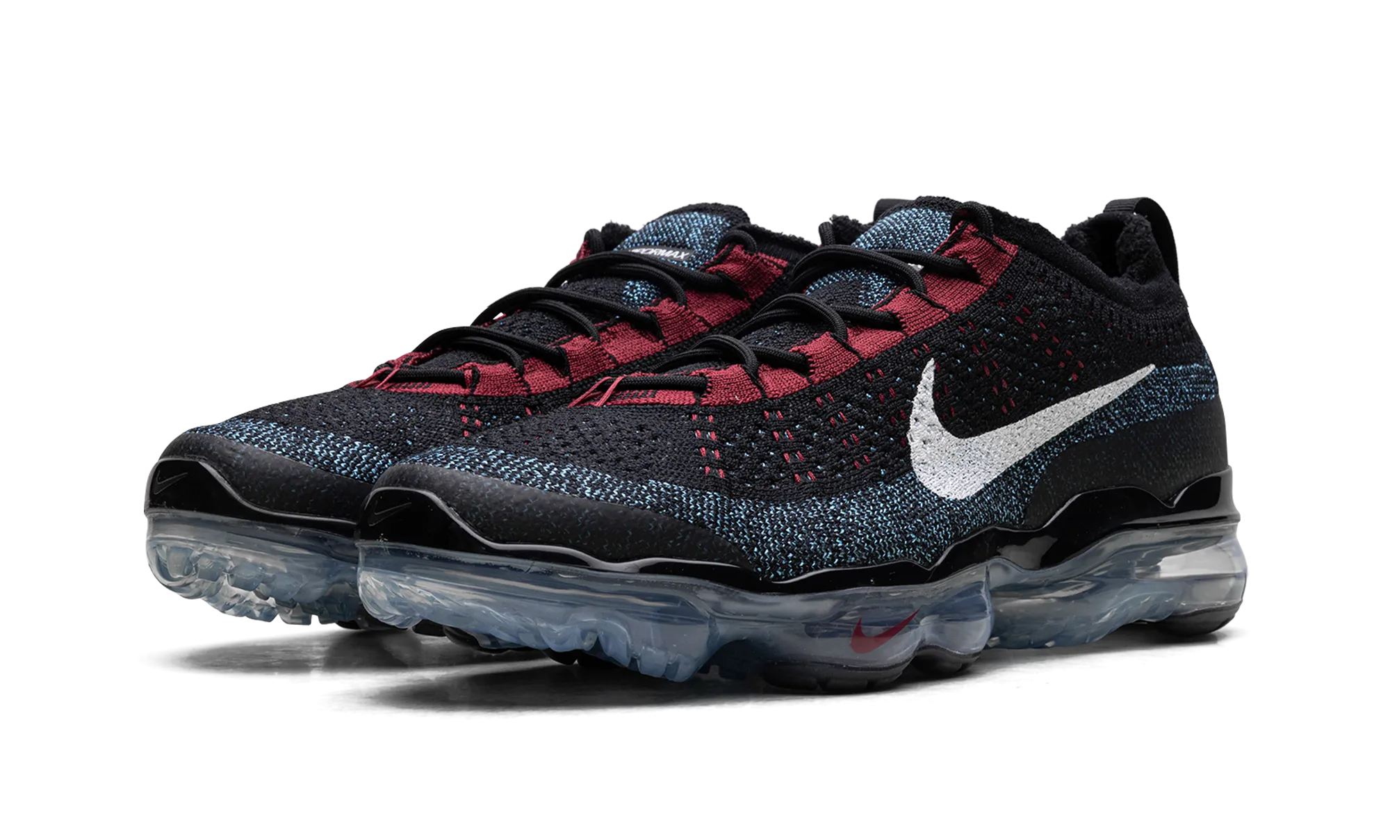 Air VaporMax 2023 Flyknit "Black Red Universtiy Blue" Anti Abrasion design - innovation