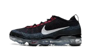 winter running air - filled running gear Air VaporMax 2023 Flyknit "Black Red Universtiy Blue"