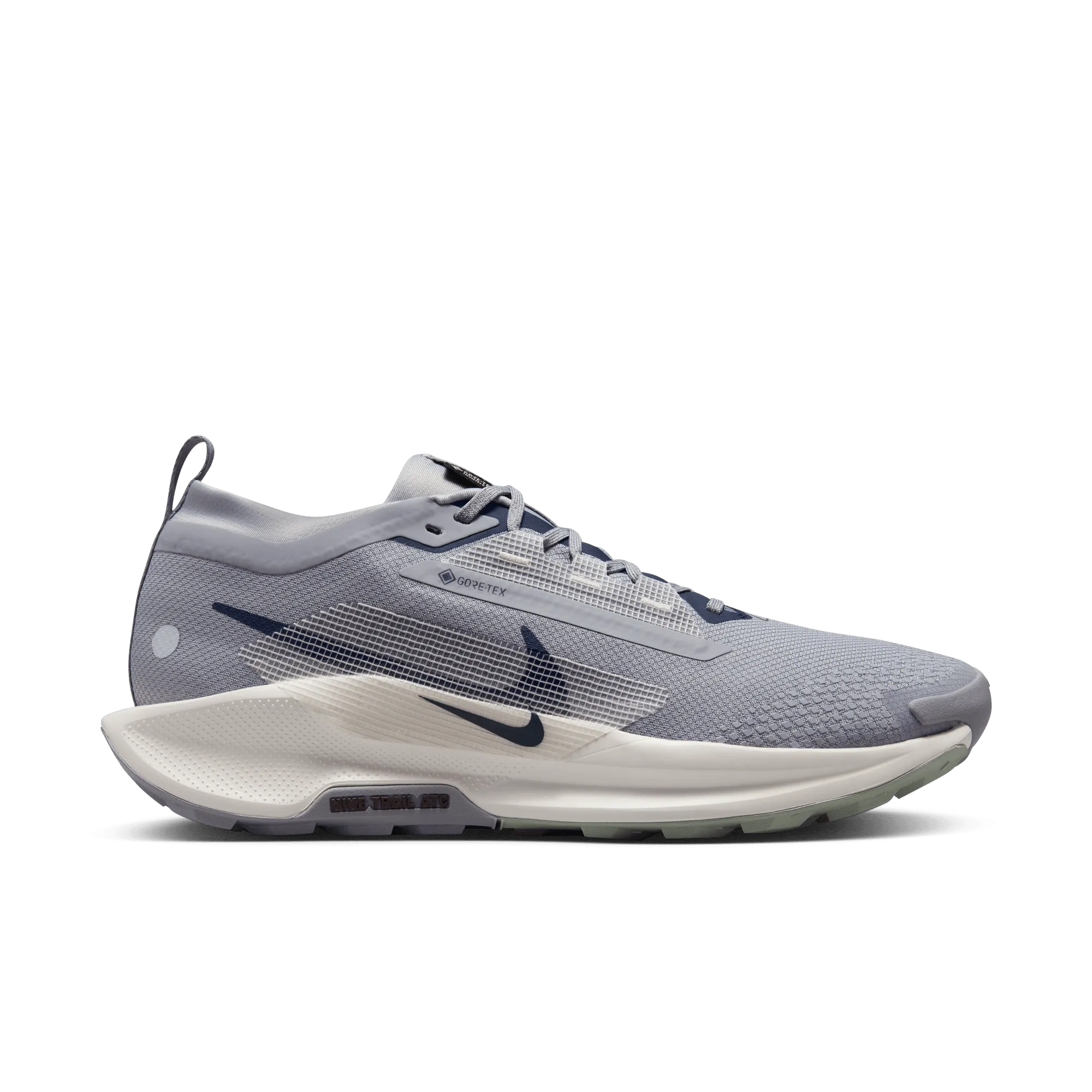 outdoor adventurers city running gear MEN'S PEGASUS TRAIL 5 GORE-TEX - D - 006 CEMENT GREY/MIDNIGHT NAVY
