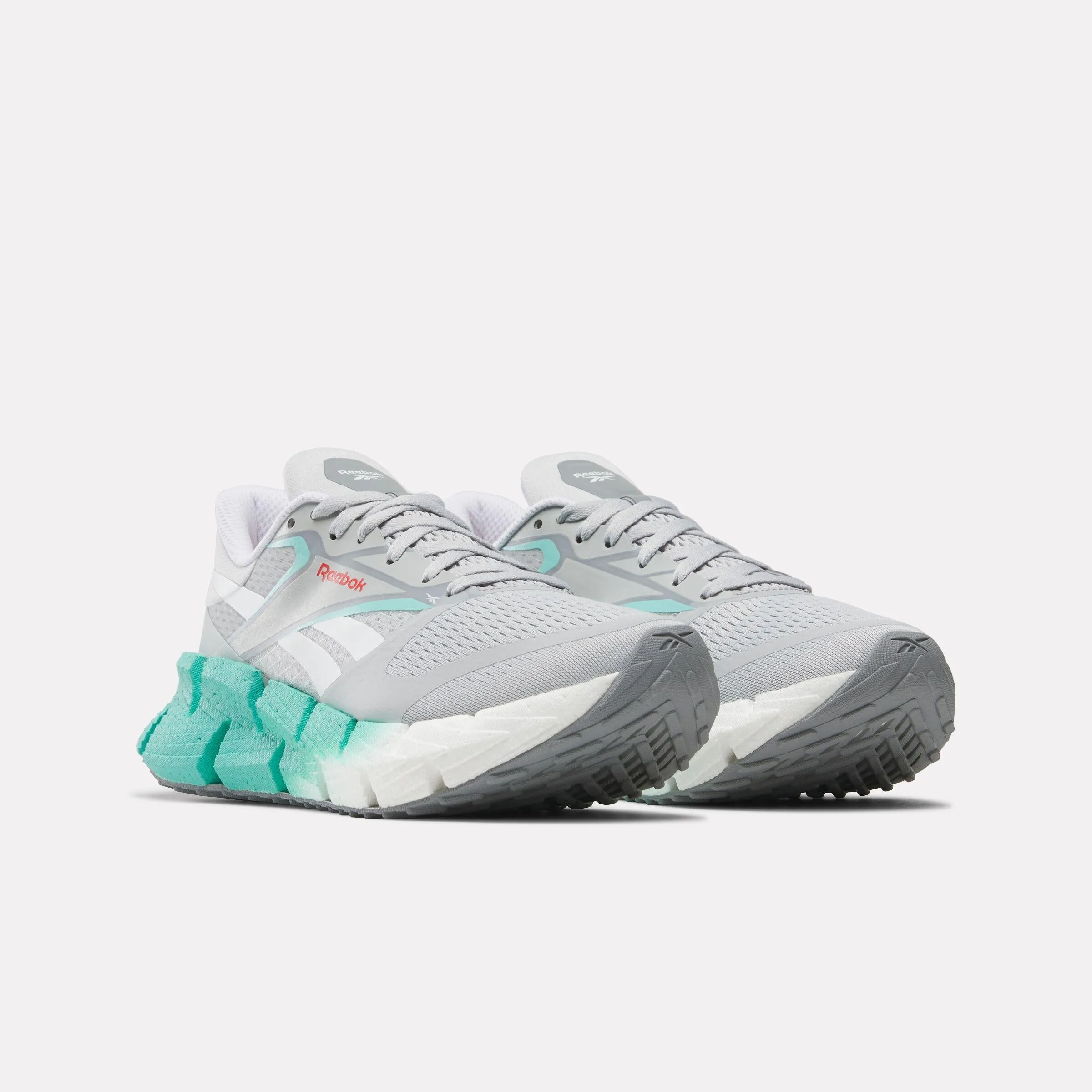 Reebok Footwear Women FloatZig 1 Running Shoes GREY 1/AI AQUA/WHITE lightweight - materials recreation