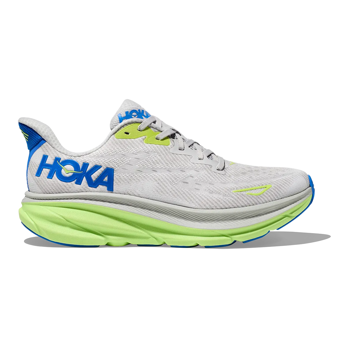 Hoka Clifton 9 - Stardust - Electric Cobalt Performance Mode Hollowed Out Panels