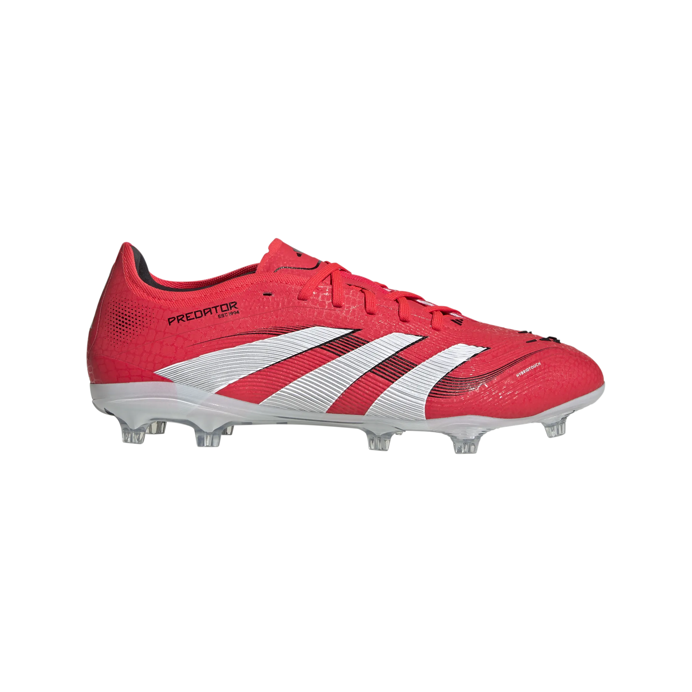 Solo Play adidas Predator Pro Firm Ground Boots | Lucid Red-Cloud White | Men's