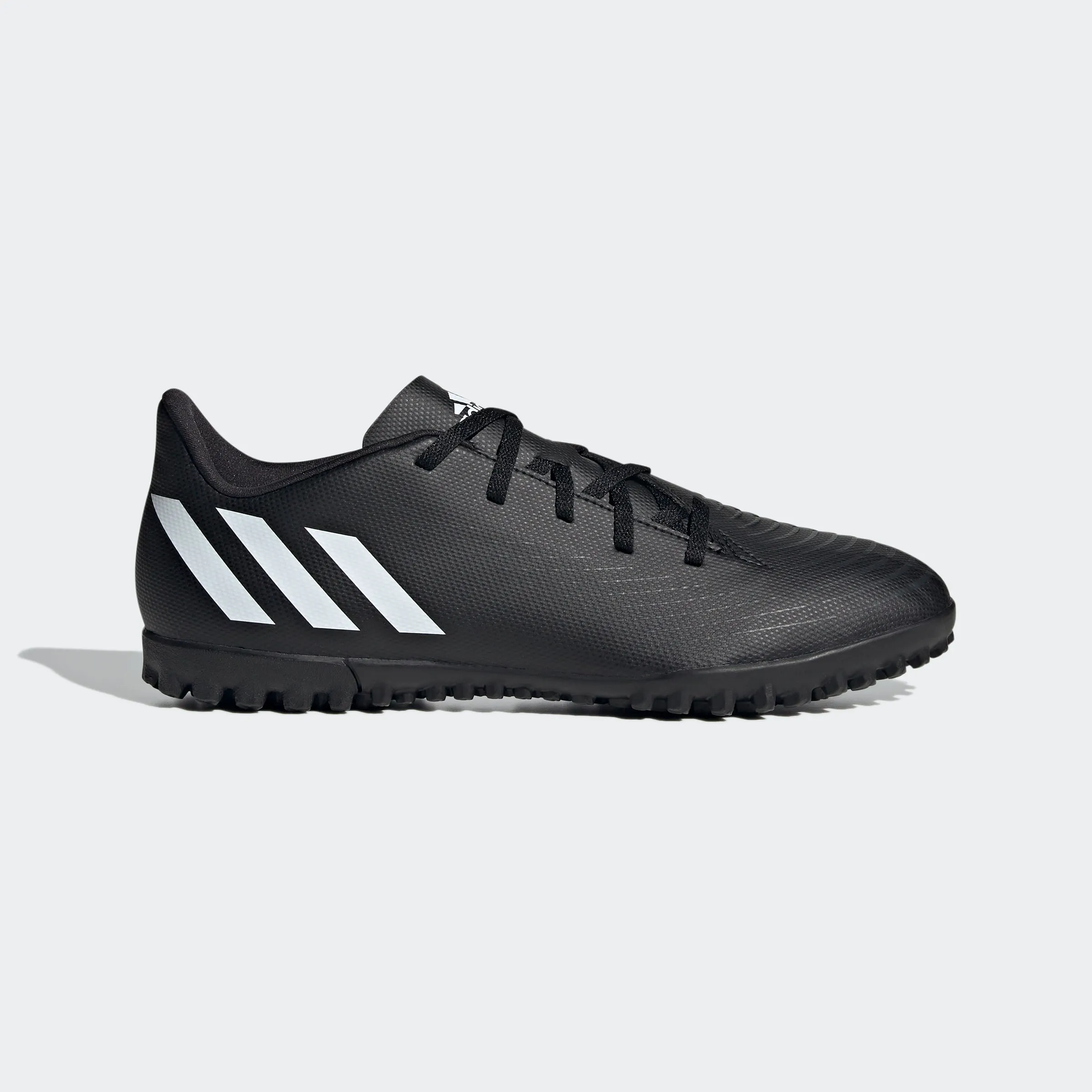 Water Resistant Power Launch adidas PREDATOR EDGE.4 Artificial Turf Soccer Shoes | Black | Men's